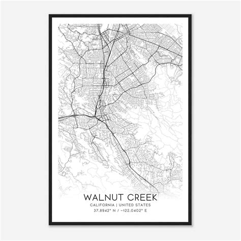 map of walnut creek california 1