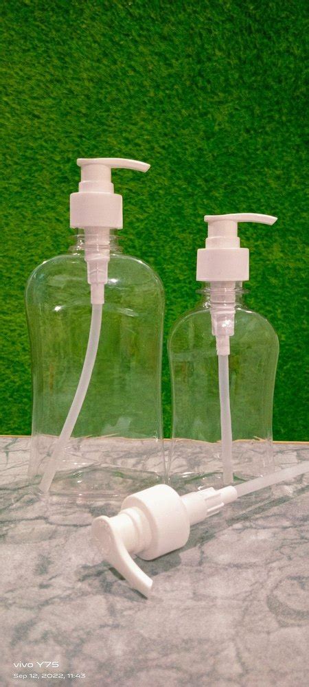 Manual Transparent Pet Hand Wash Bottle At In Ahmedabad Id