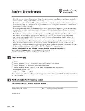 Fillable Online Transfer Of Shares Ownership Fax Email Print Pdffiller