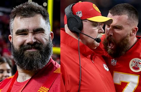 Jason Kelce Has A Firm Message About Travis Kelce And Andy Reid S Super