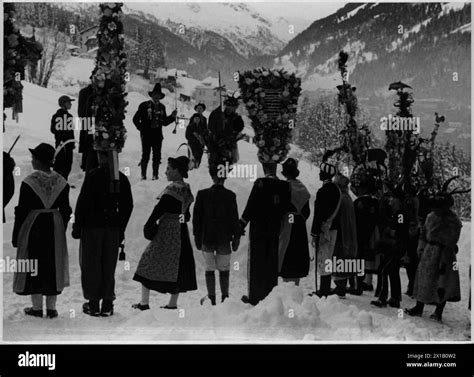 Carnival Procession At Bad Gastein Colour Photo 19021955 19550219
