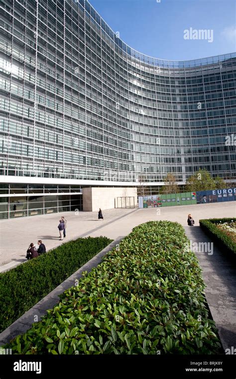 The Charlemagne Building, Berlaymont, European Commission, Brussels, Belgium. Photo:Jeff Gilbert ...