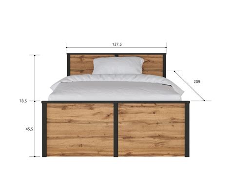 Кровать LOFT 120x200 для спальни с гибким основанием купить в Минске
