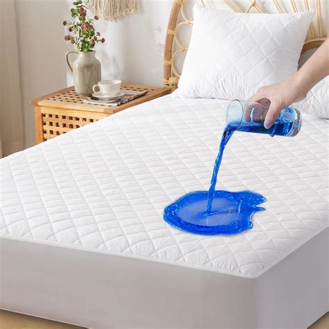 Gogreen Waterproof Mattress Protector Stretchable Full Mattress Protector Fit Up To 16 Super