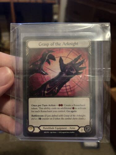 Flesh And Blood Tcg Grasp Of The Arknight Arcane Rising Arc L St