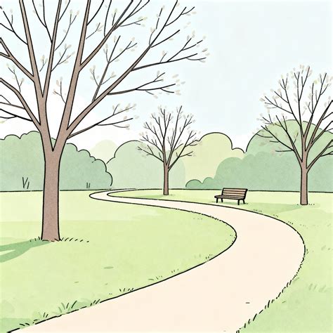 easy park drawings create simple nature art