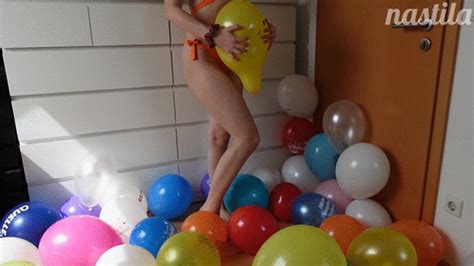 Hardcore Balloon Stomping Nastila Studio Clips4sale