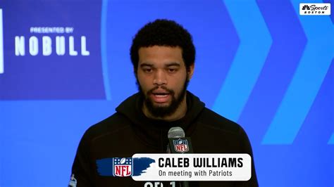 Caleb Williams gives his impression of Patriots after meeting at ...