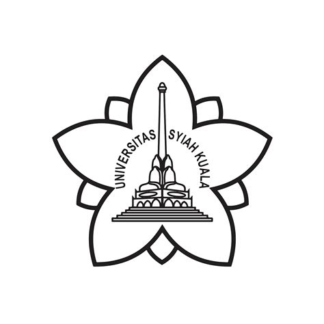 detail  logo unsyiah hitam putih koleksi nomer