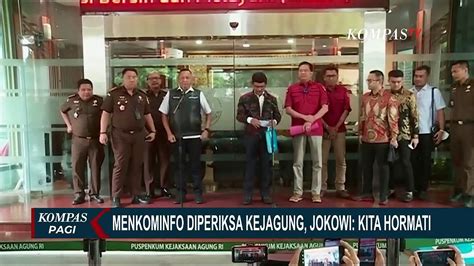 Johnny G Plate Jawab Pertanyaan Selama Jam Usai Diperiksa Kejagung