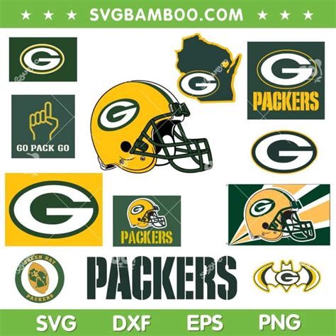 green bay packers svg bundle