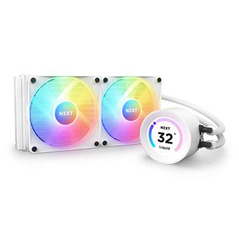 NZXT Kraken Elite 240 RGB White AIO Intel/AMD CPU Hydro-Cooler LN132418 ...