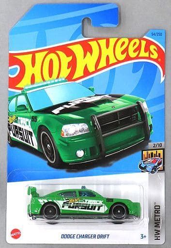 駿河屋 DODGE CHARGER DRIFT グリーンホワイトブラック Hot Wheels HW METRO