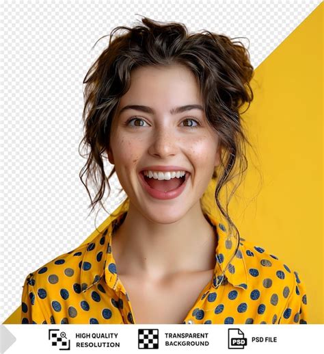 Premium Of Portrait Of An Excited Attractive Brunette Woman Isolated Vertical Image Png Psd
