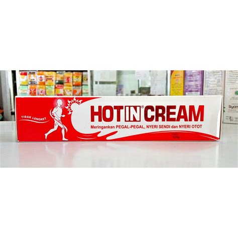HOT IN CREAM TUBE 120g CREAM SERBA GUNA Shopee Indonesia