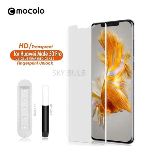 Mocolo Nano Uv Liquid Full Glue D Tempered Glass For Huawei Mate