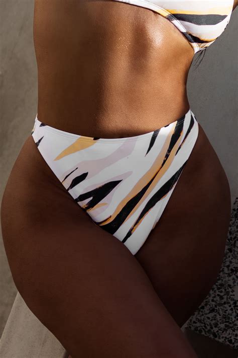 X Stassie Wild Weekend High Waist Extra Cheeky Bikini Bottoms