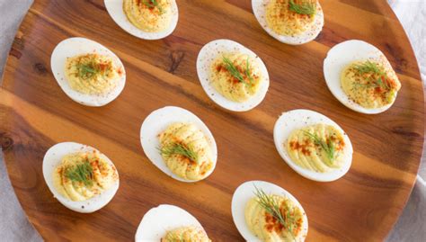 Olive Oil Deviled Eggs Fustinis Oils And Vinegars