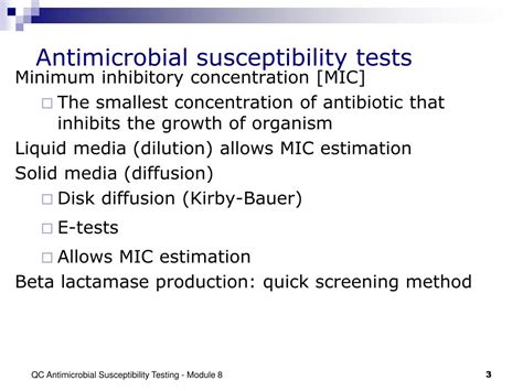 Ppt Antimicrobial Susceptibility Tests Powerpoint Presentation Free