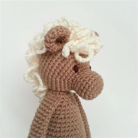 Doudou Poney Au Crochet Amigurumi Cheval écologique Cadeau De Naissance