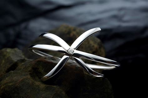 Premium Photo | Minimalist Silver Jewelry