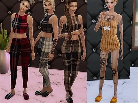 The Sims Resource Pajamas Simsii