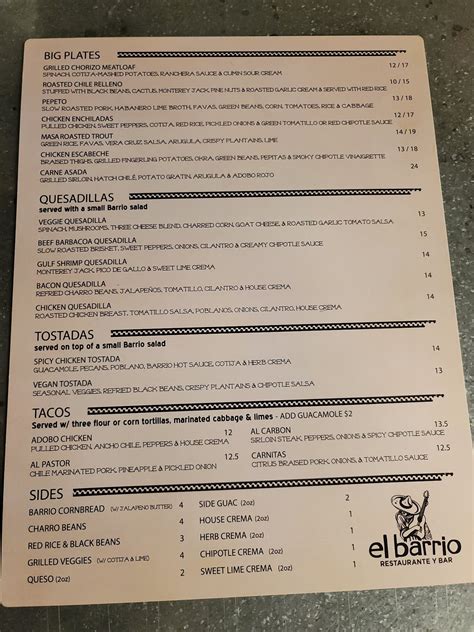 El Barrio - Restaurant Web X