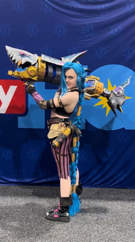 Jinx Cosplay From Arcane