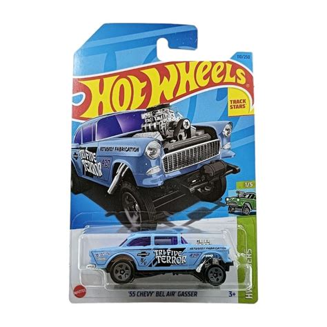 Jual Hot Wheels Chevy Bel Air Gasser Tri Five Terror Biru K Shopee Indonesia