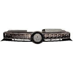 Grille De Calandre Noir Et Chrome