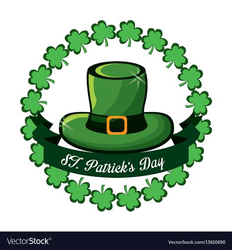 Happy St Patricks Day Icon Royalty Free Vector Image