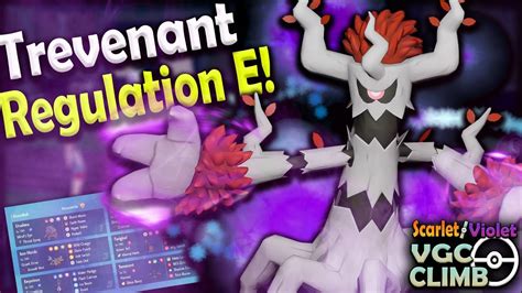 TREVENANT Is A HAUNTING Trick Room Setter In Regulation E Pokemon