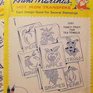Aunt Martha S Hot Iron Transfers Vintage Embroidery Transfers Arts