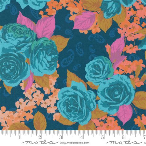 Paisley Rose Prussian Blue 752106636958