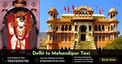 Delhi To Mehandipur Balaji Taxi One Way Cab Booking Cheapest Price