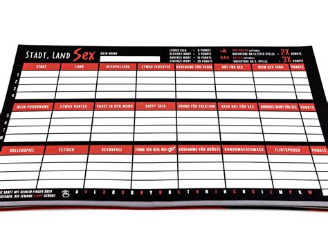 Stadt Land Sex Stadt Land Fluss Version Witziges Etsy De