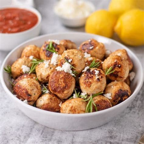Easy Chicken And Feta Meatballs Recipe Low Carb Keto Juicy And Delicious