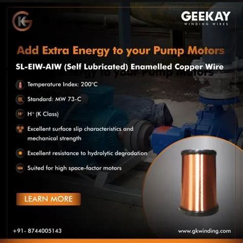 Geekay Sl Eiw Aiw Self Lubricated Enamelled Copper Wire At Rs Kg