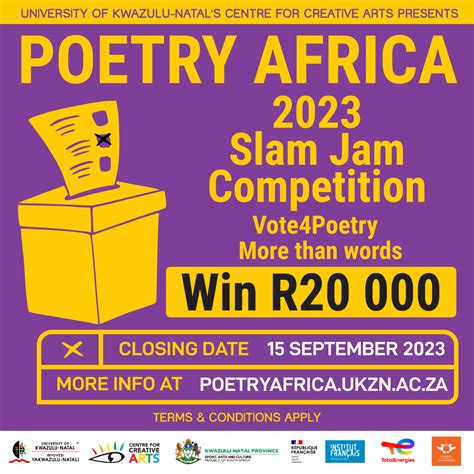 2023 Slam Poetry Competition • Poetry Africa