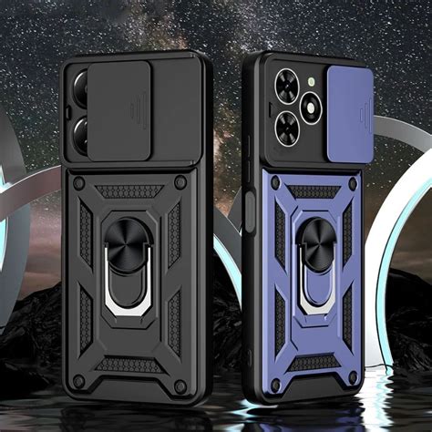 Casing For Infinix Smart G Hot Pro I Case Shockproof Armor Ring Bracket Hard