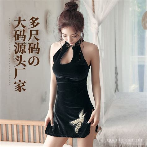 Plus Size Sexy Lingerie Pleuche Cheongsam Uniform Temptation Passion