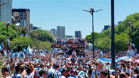 VÍdeo Así Fue La Celebración De Argentina En Buenos Aires Tras Ganar El Mundial De Qatar