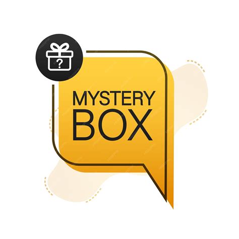 Premium Vector | Mystery box banner packaging for concept design ...