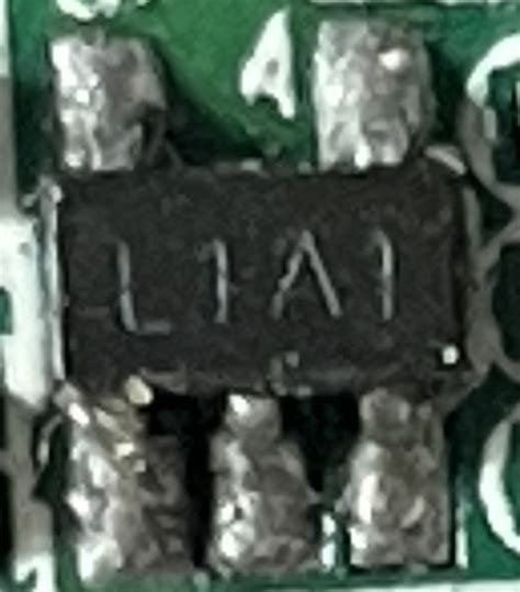 voltage regulator - Identify 5 pin SMD marking L1A1 - Electrical ...