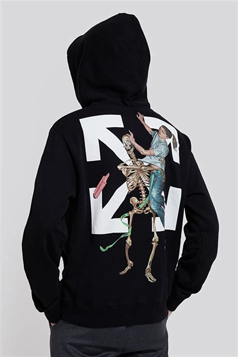 Pascal Printed Hoodie Off White Blondie Shop