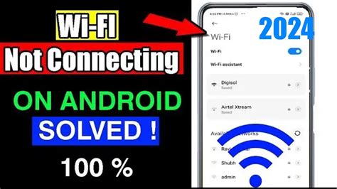 WiFi Connection Problem On Android Phone Solved How To Fix Wi Fi