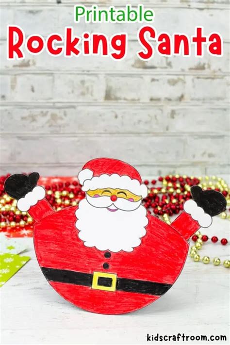Rocking Santa Craft - Kids Craft Room