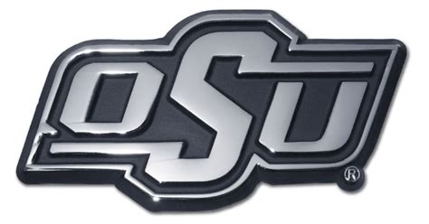 Oklahoma State Chrome Emblem Elektroplate