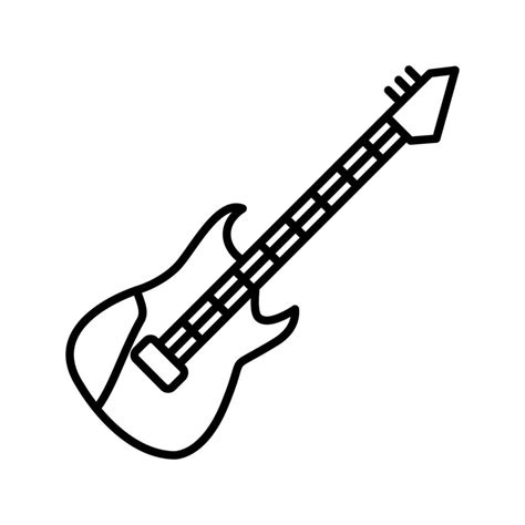 Electric Guitar Vector Icon 16353475 Vector Art At Vecteezy