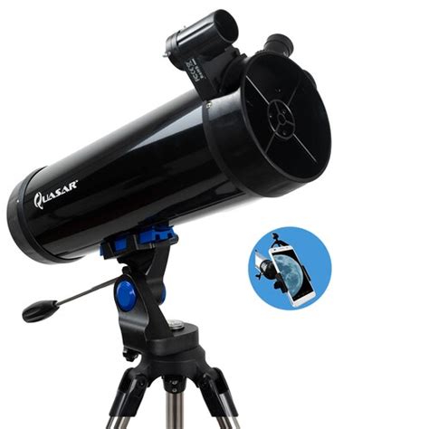 Telescopio Quasar Starter Q114 375x Con Adaptador Smartphone